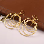 Elegant Gold Plated Drop Earrings for Women