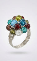 Colorful Multistone Statement Ring