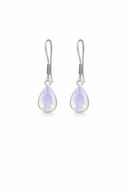 Iridescent Teardrop Glow Earrings