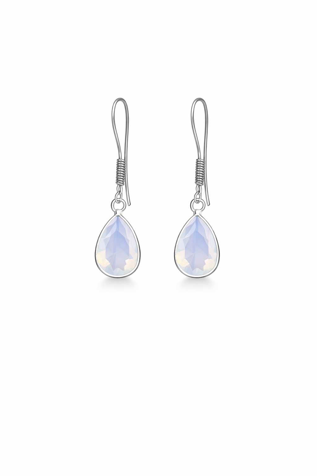 Iridescent Teardrop Glow Earrings