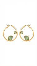 Gold Plated Minimalist Statement Earrings