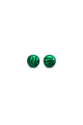 Natural Malachite Stud Earrings