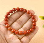 Natural Red Jasper Bracelet Stretchable