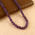 Natural Amethyst Beaded Necklace