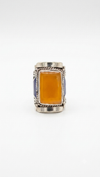 Vintage Jasper Statement Ring | Handmade Tibetan Silver Ring
