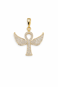Gold Angel Pendant Necklace