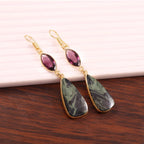 Boho Elegant Gold Tone Drop Earrings