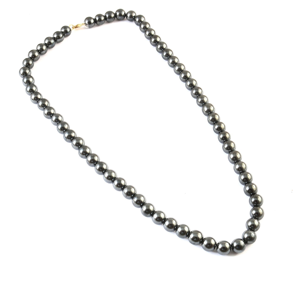 Natural Hematite Beaded Necklace
