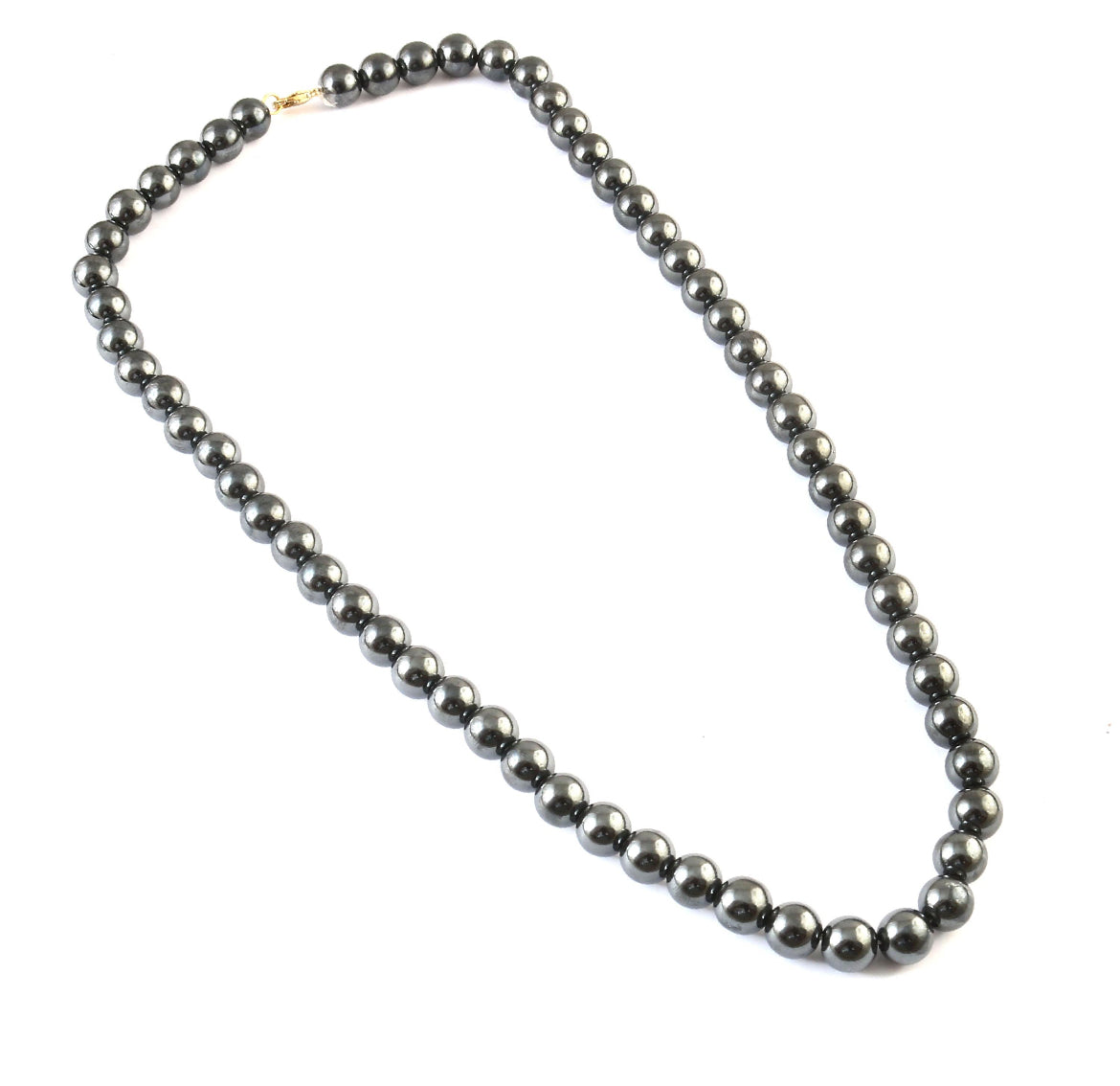Natural Hematite Beaded Necklace