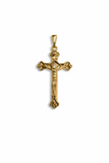 Gold Crucifix Cross Pendant
