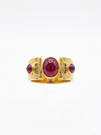 Royal Ruby Stack Ring Set
