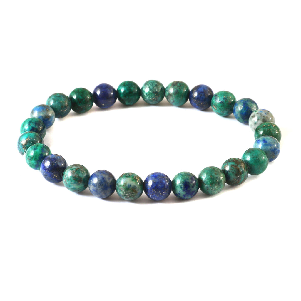 Natural Azurite Malachite Gemstone Bracelet