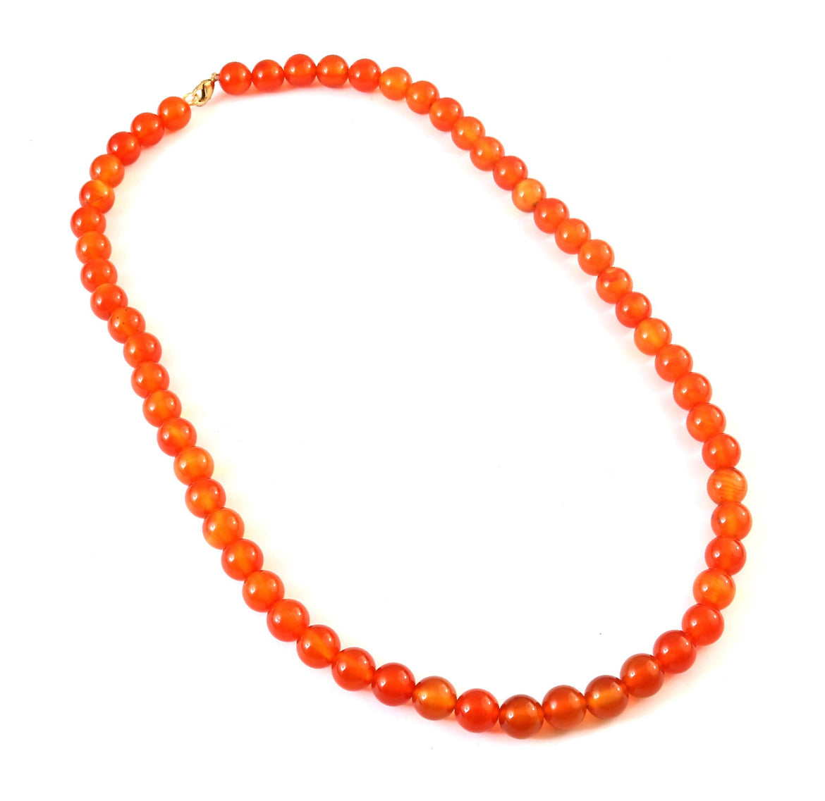 Natural Carnelian Beaded Necklace
