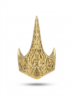 Regal Spike Engraved Statement Ring