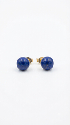 Lapis Lazuli Stud Earrings