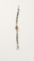 Bohemian Turquoise Beaded Bracelet Tibetan Style