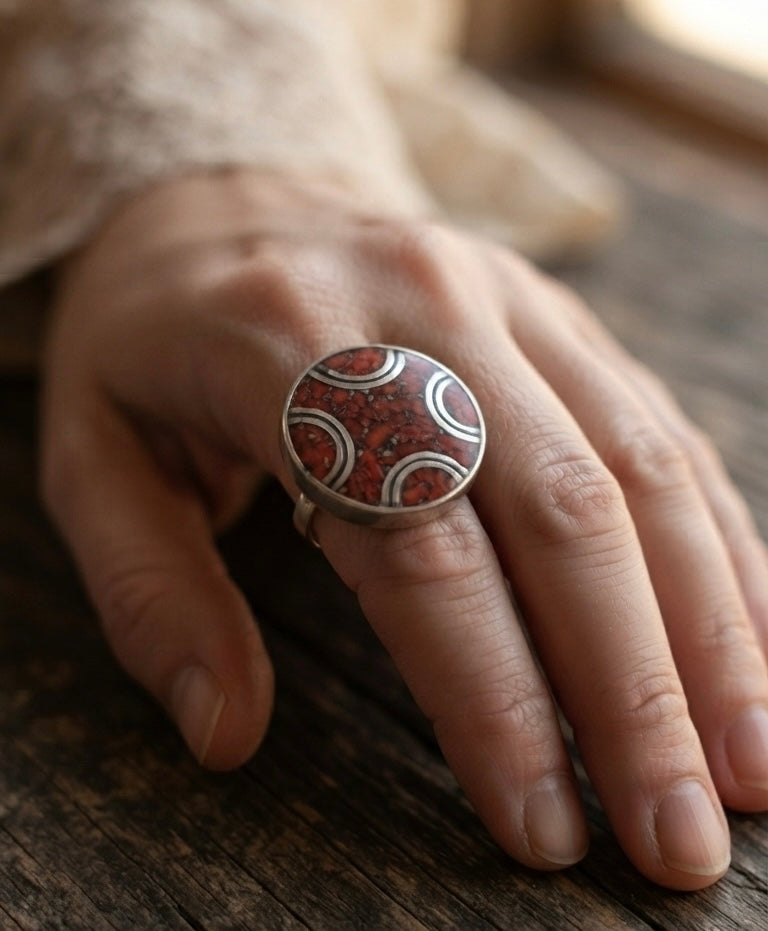 Round Ring, Himalayan Ethnic Jewelry