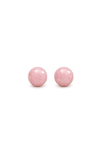 Pink Rhodonite Stud Earrings