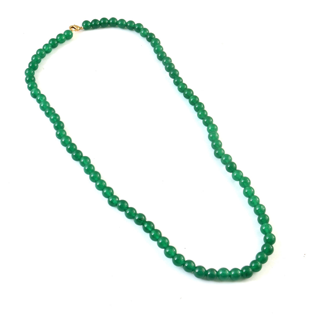 Natural Green Aventurine Beaded Necklace
