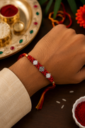 Pure Silver Raksha Bandhan Rakhi for Brother