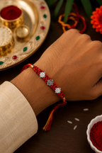 Pure Silver Raksha Bandhan Rakhi for Brother