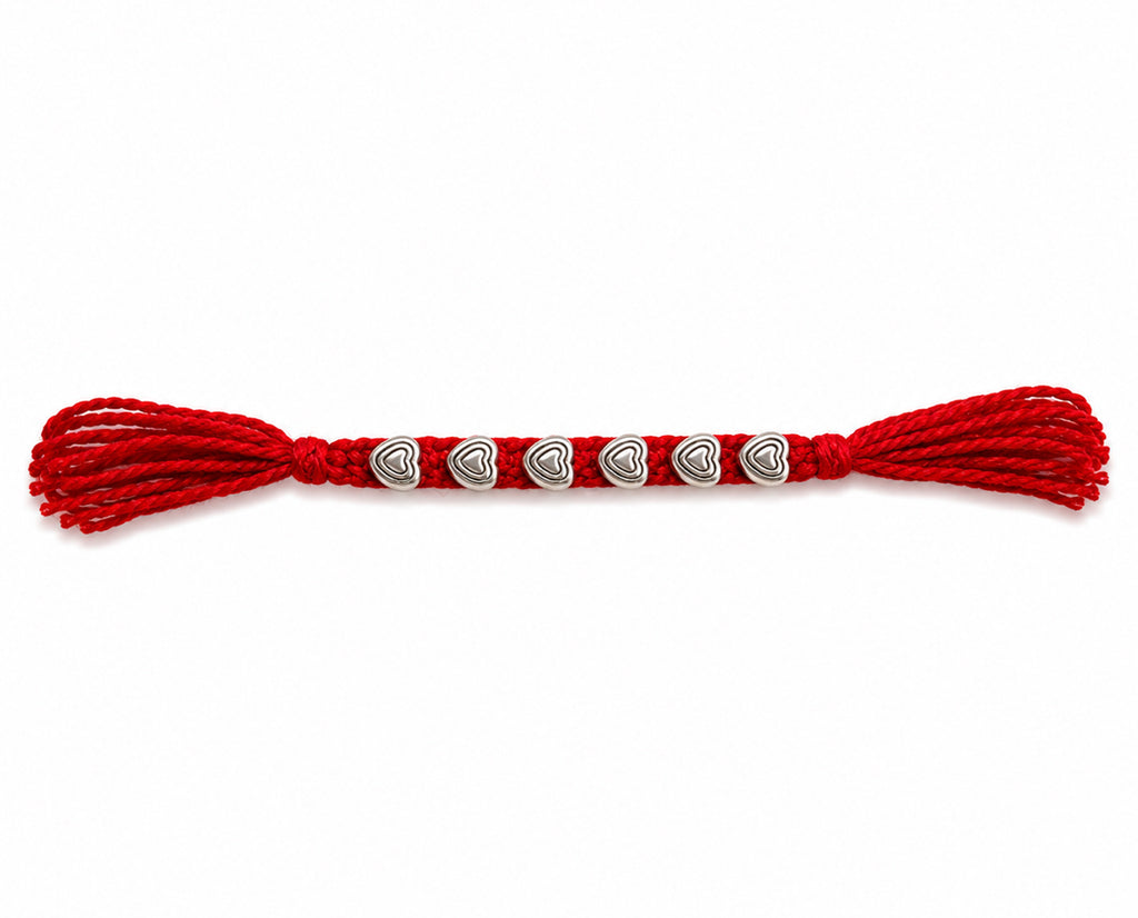 Minimal Silver Heart Rakhi