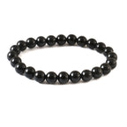 Natural Black Obsidian Full Rounds Beads