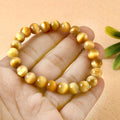 Natural Golden Tiger Eye Beaded Bracelet