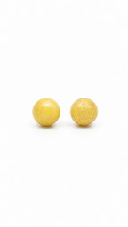 Yellow Aventurine Stud Earrings