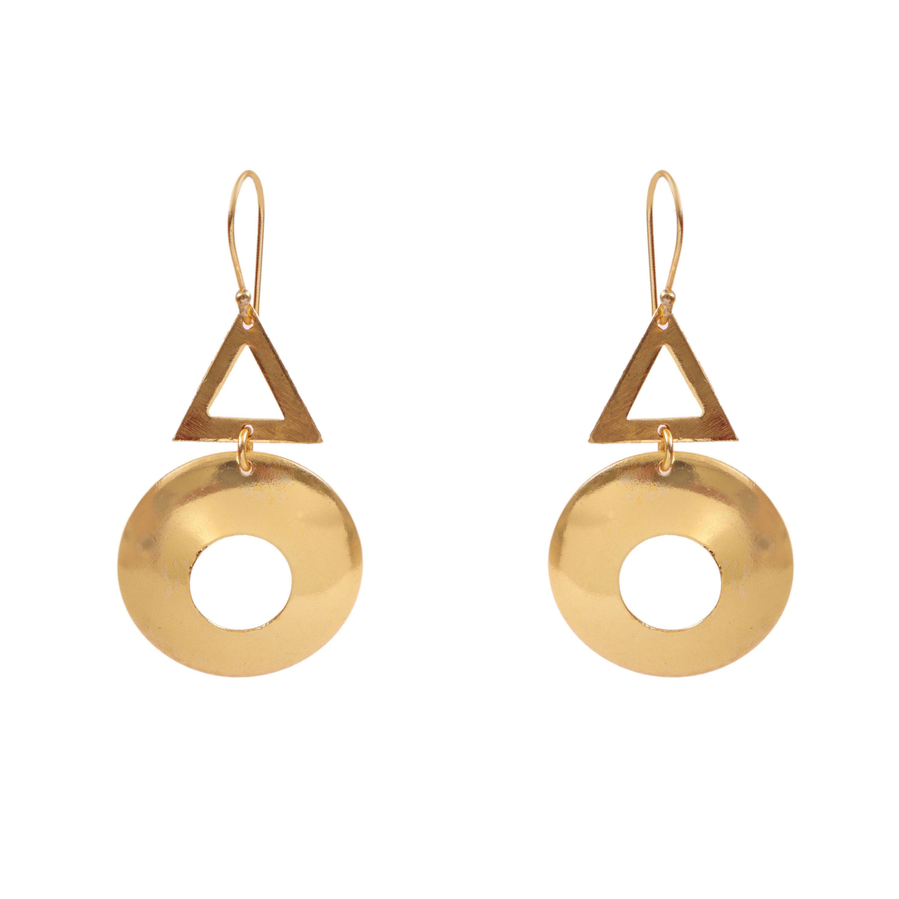 Luxe Minimal Gold Statement Drops