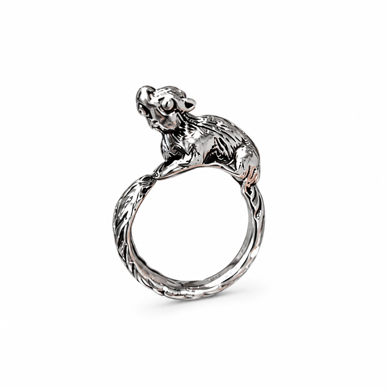 Mouse Ring | Cute Mouse Statement Ring | Animal Lover Ring