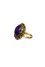 Vintage Amethyst Statement Ring