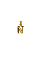 Elegant Gold Initial “N” Pendant