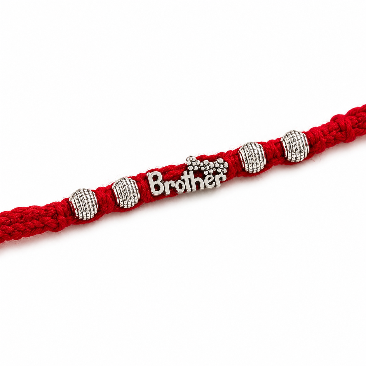 Silver Plated Brother Rakhi