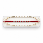 Silver Plated Leaf Sacred Thread Rakhi