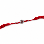 Silver Plated Divine Om Rakhi