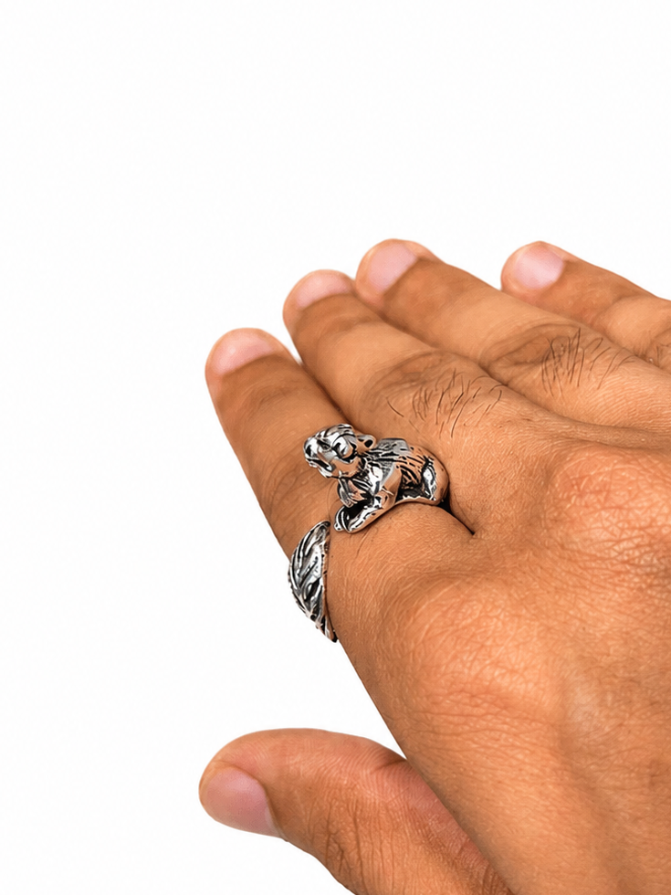 Mouse Ring | Cute Mouse Statement Ring | Animal Lover Ring