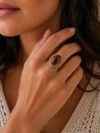 Vintage Tiger’s Eye Filigree Ring