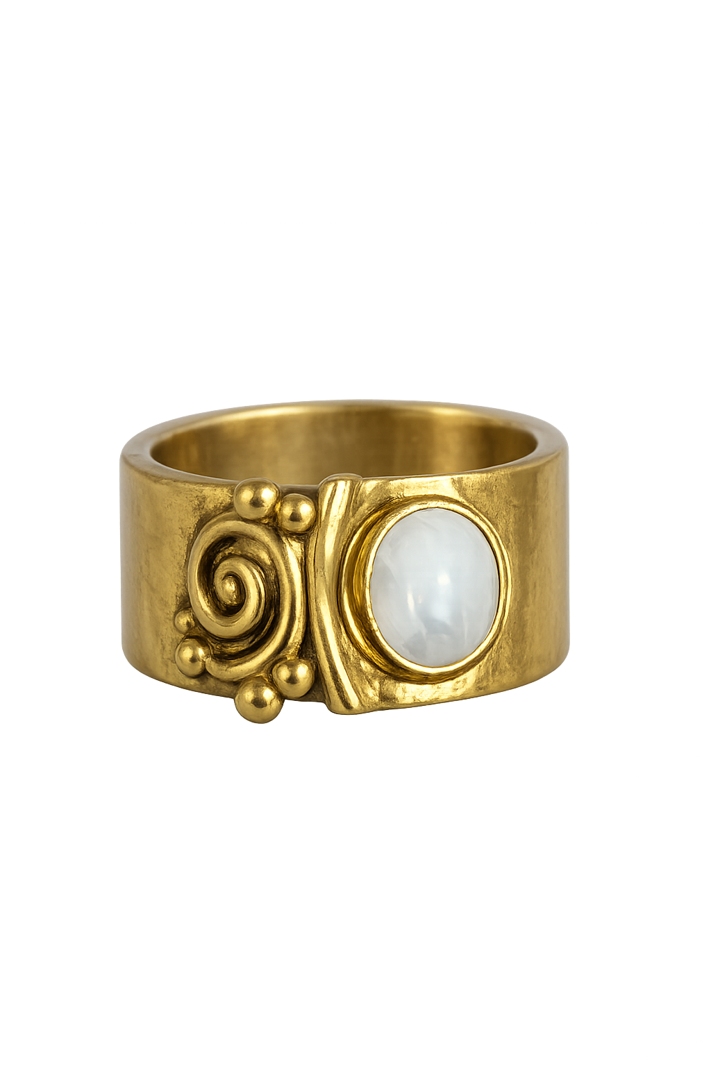 Vintage Moonstone Gold Ring