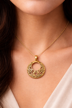 Crown Heart Hands Design Pendant