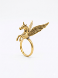 Gold Pegasus Ring