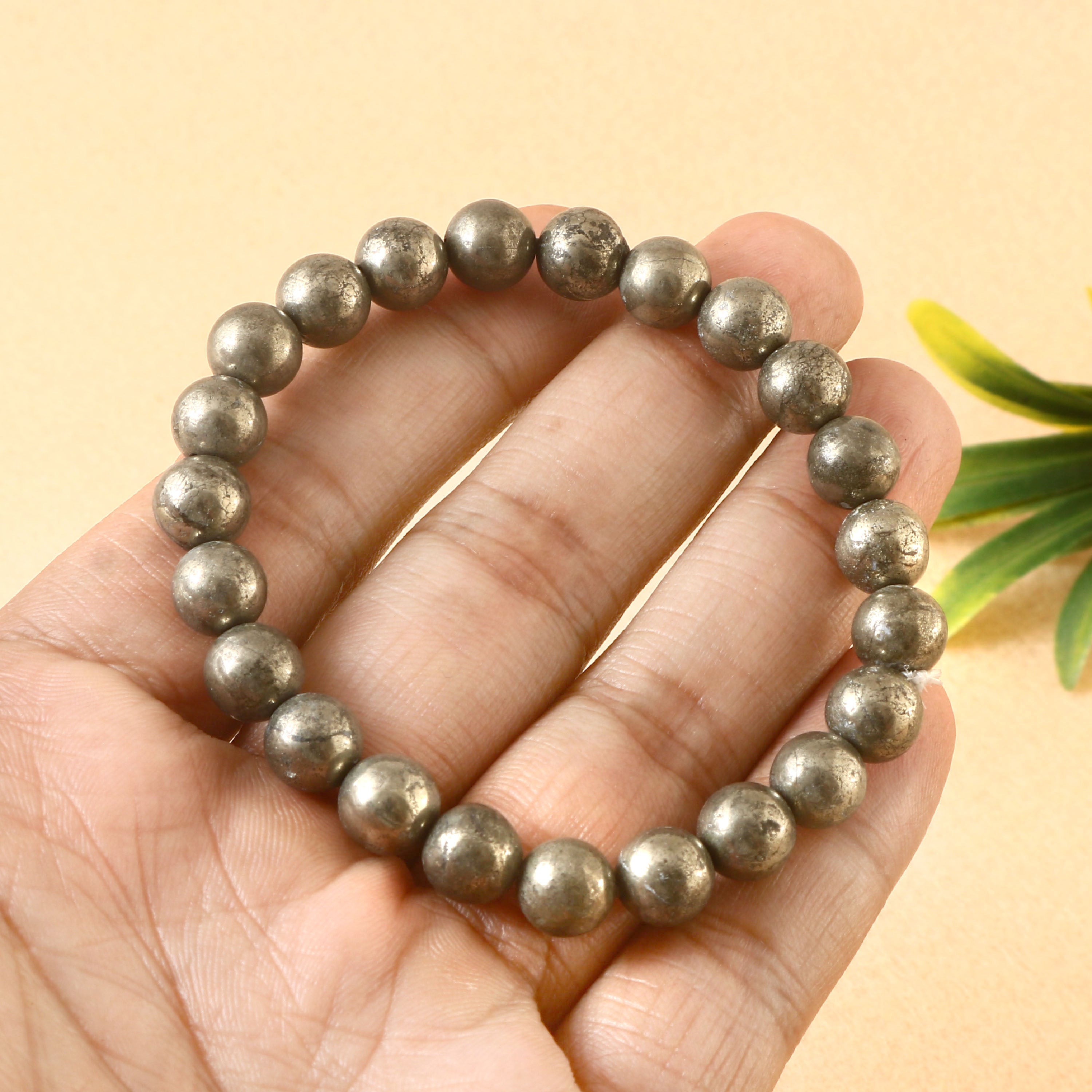 Natural Pyrite Stone Bracelet Money Magnet Bracelet