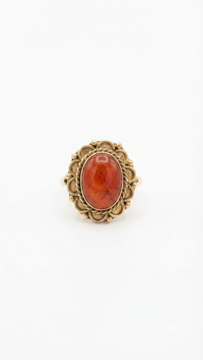 Vintage Carnelian Statement Ring