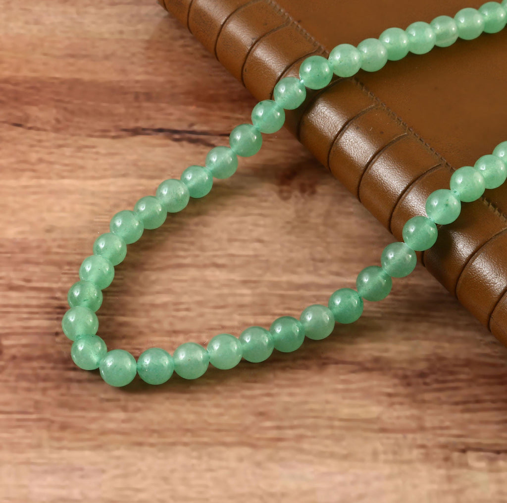 Natural Green Aventurine Beaded Necklace