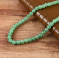 Natural Green Aventurine Beaded Necklace