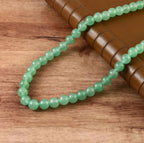 Natural Green Aventurine Beaded Necklace