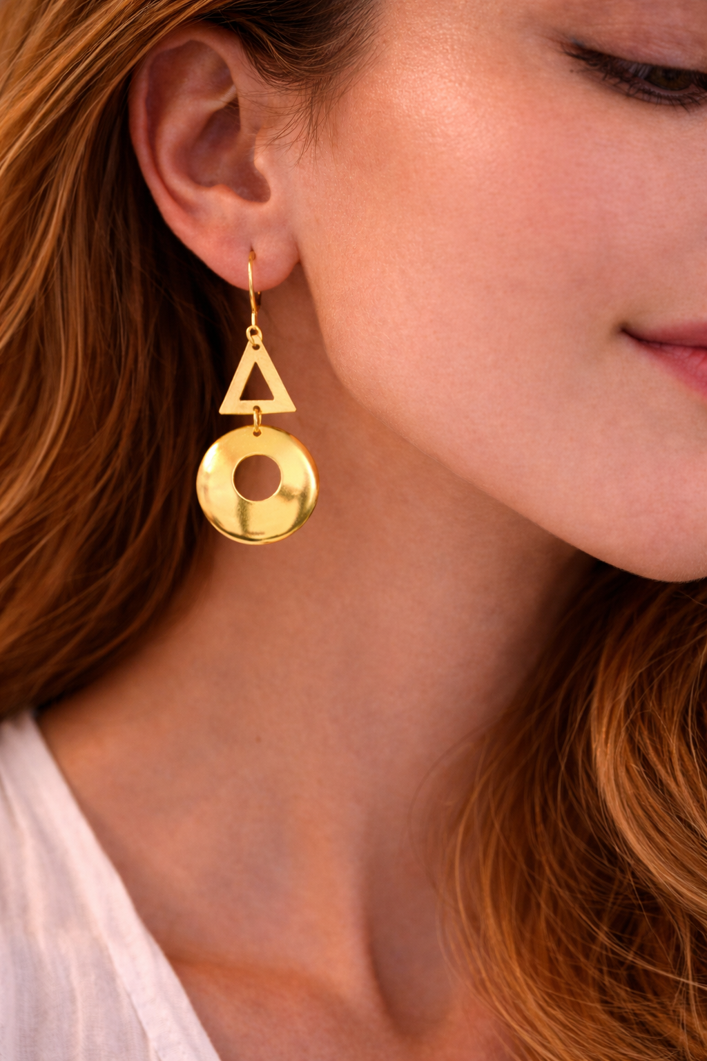 Luxe Minimal Gold Statement Drops