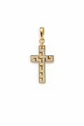 Gold Cross Pendant Necklace