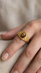 Vintage Tiger Eye Ring for Women