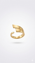 Minimalist Gold Wrap Ring
